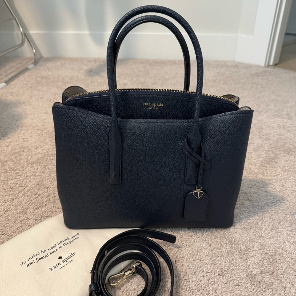 Kate Spade Navy Leather Bag